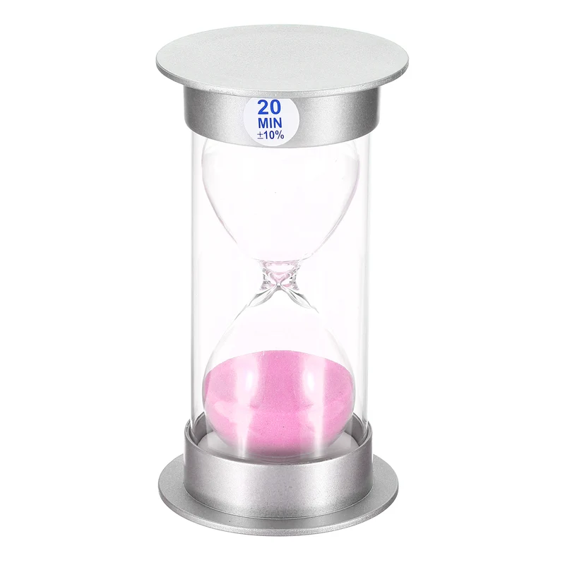 Sand Timer, Sandy Clock with Plastic Cover Count Down Sand Glass for Games, Kitchen, Party