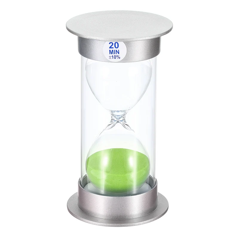 Sand Timer, Sandy Clock with Plastic Cover Count Down Sand Glass for Games, Kitchen, Party