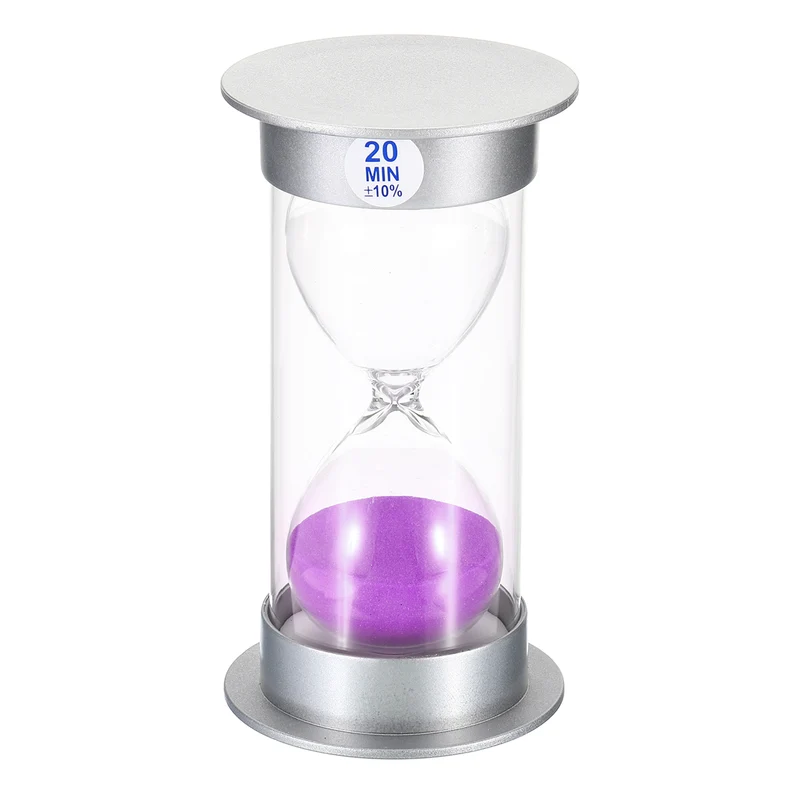 Sand Timer, Sandy Clock with Plastic Cover Count Down Sand Glass for Games, Kitchen, Party