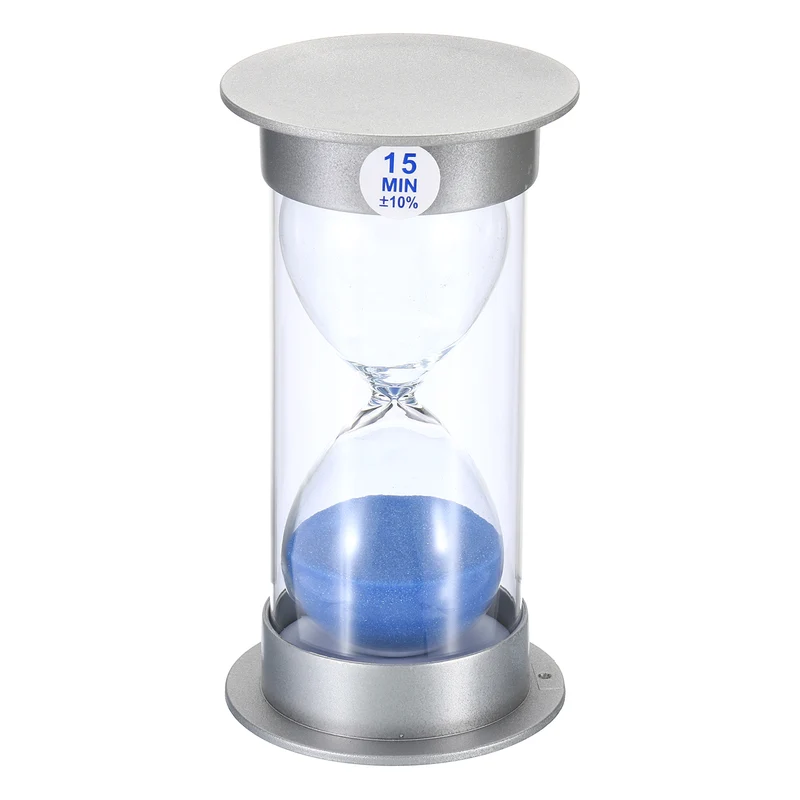 Sand Timer, Sandy Clock with Plastic Cover Count Down Sand Glass for Games, Kitchen, Party Favors DIY