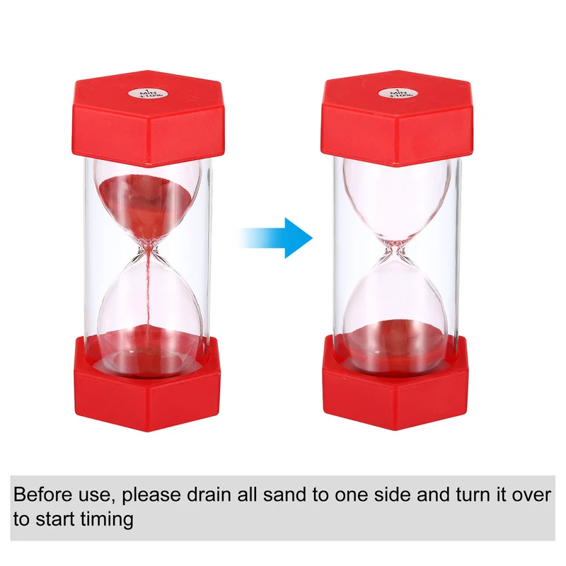 Sand Timer, Hexagon Small Sandy Clock, Count Down Sand Glass