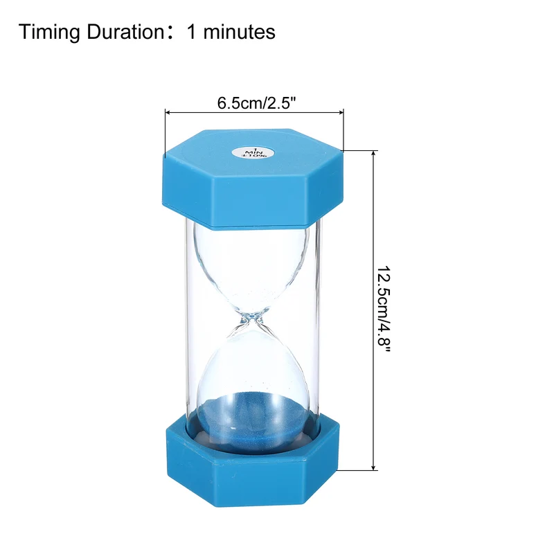Sand Timer, Hexagon Small Sandy Clock, Count Down Sand Glass