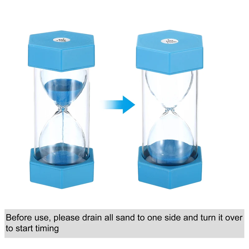 Sand Timer, Hexagon Small Sandy Clock, Count Down Sand Glass