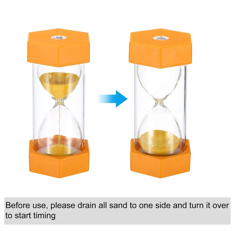 Sand Timer, Hexagon Small Sandy Clock, Count Down Sand Glass