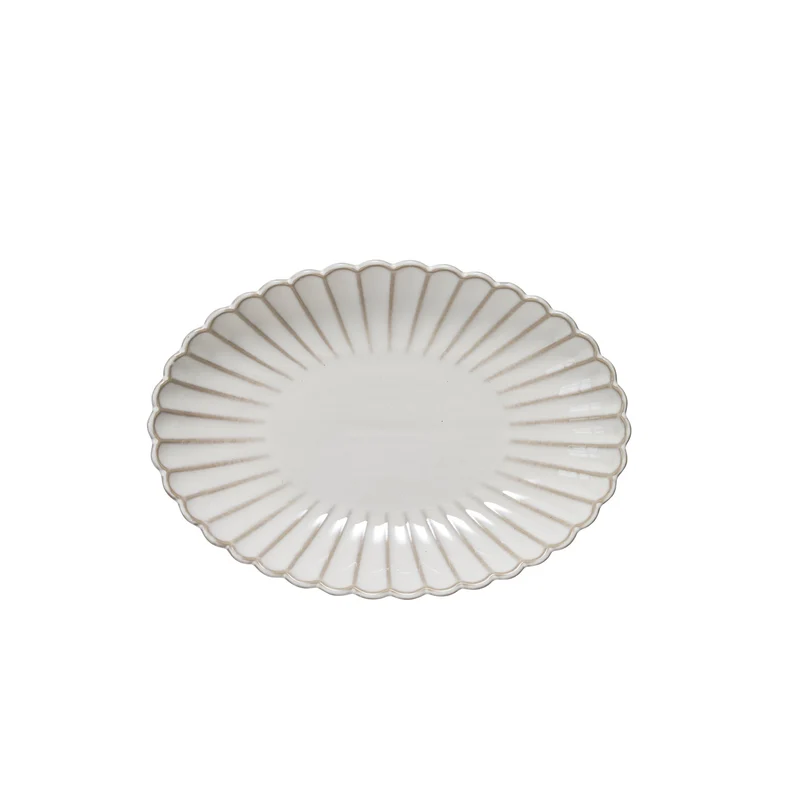Camille Tablett 15,5 cm. gebrochenes weiss