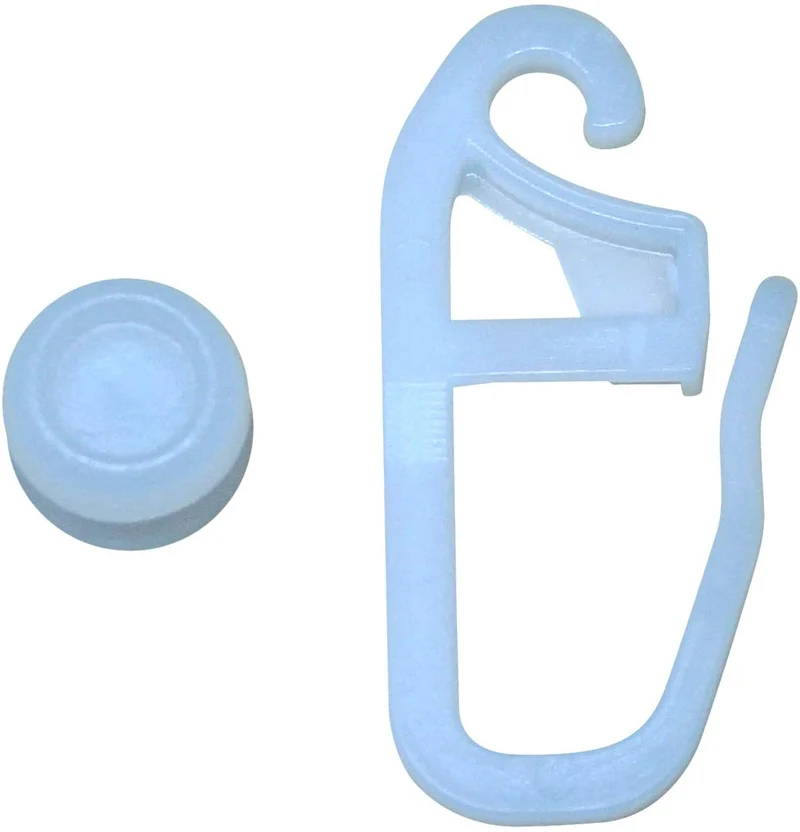 Gardinenröllchen – Universal Gardinenrolle mit 8mm Kopf – für Innenlauf mit Faltenhaken