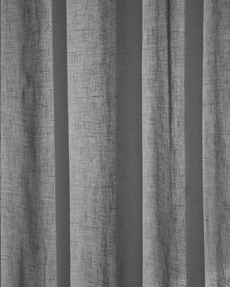Yarn Sheer Ripple Fold Custom Curtains With Track