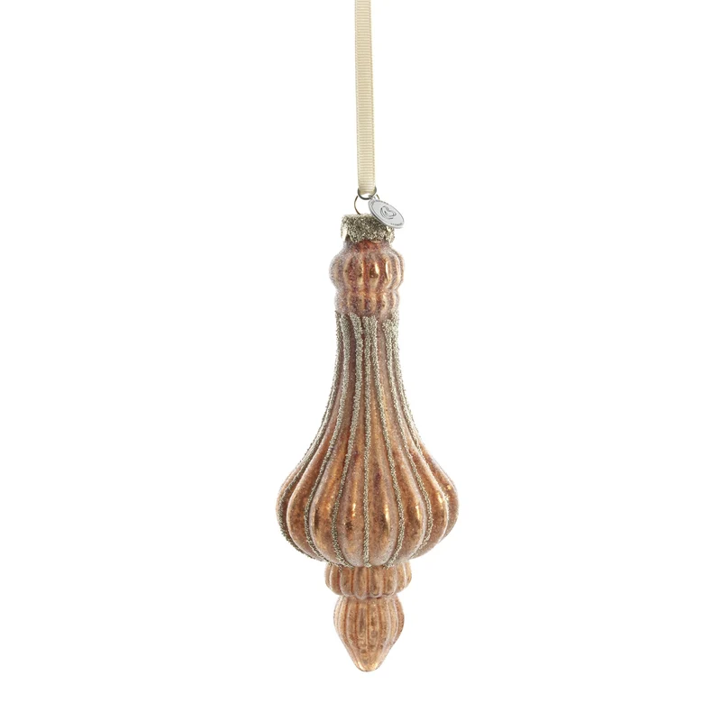 Norille Weihnachtskugel H16 cm. braun
