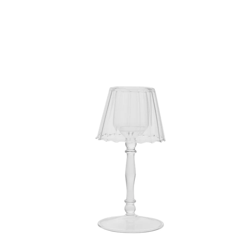 Asteria Teelicht H18 cm. transparent
