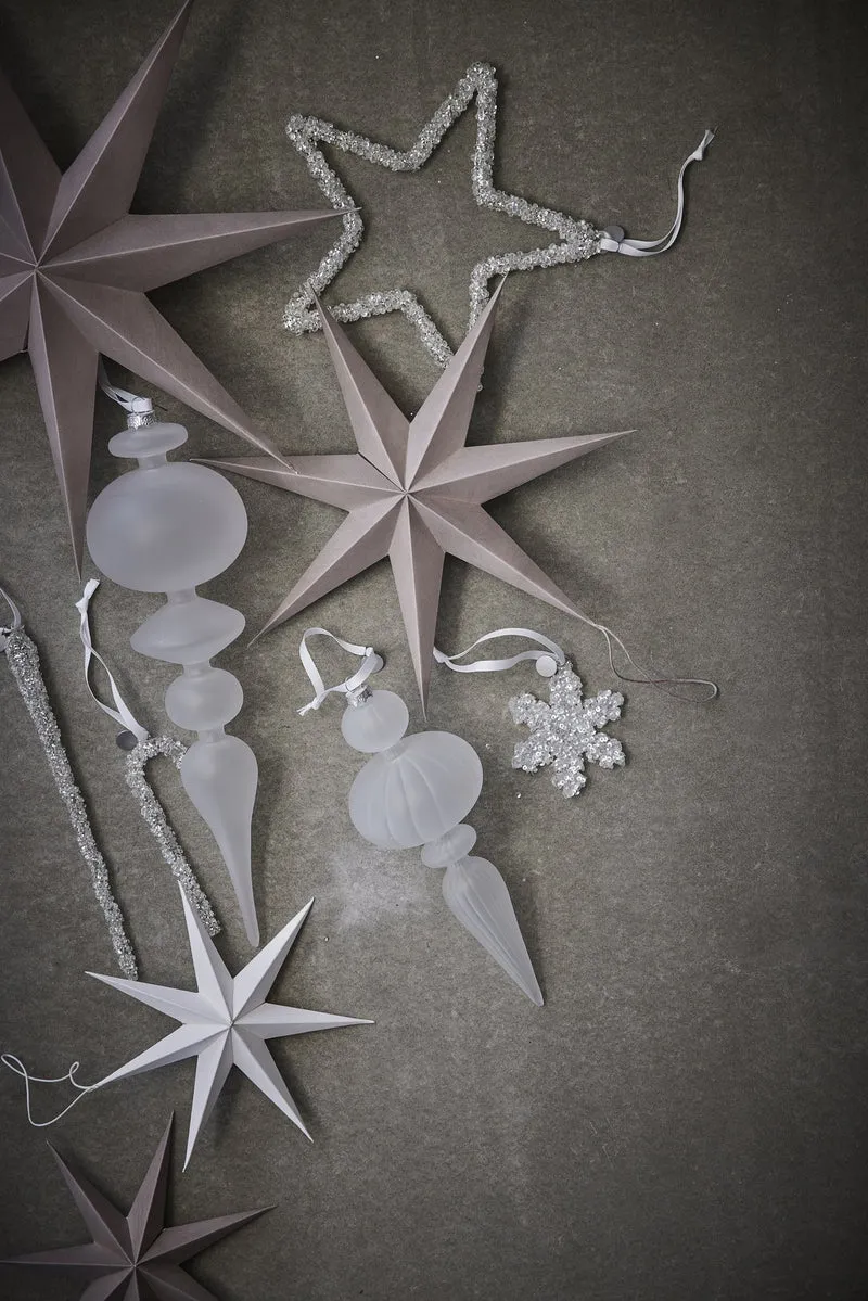 Cristelle Dekoration H24 cm. weiss