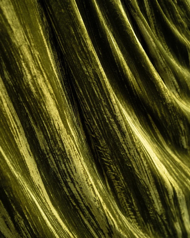 Ripple Velvet Custom Curtain