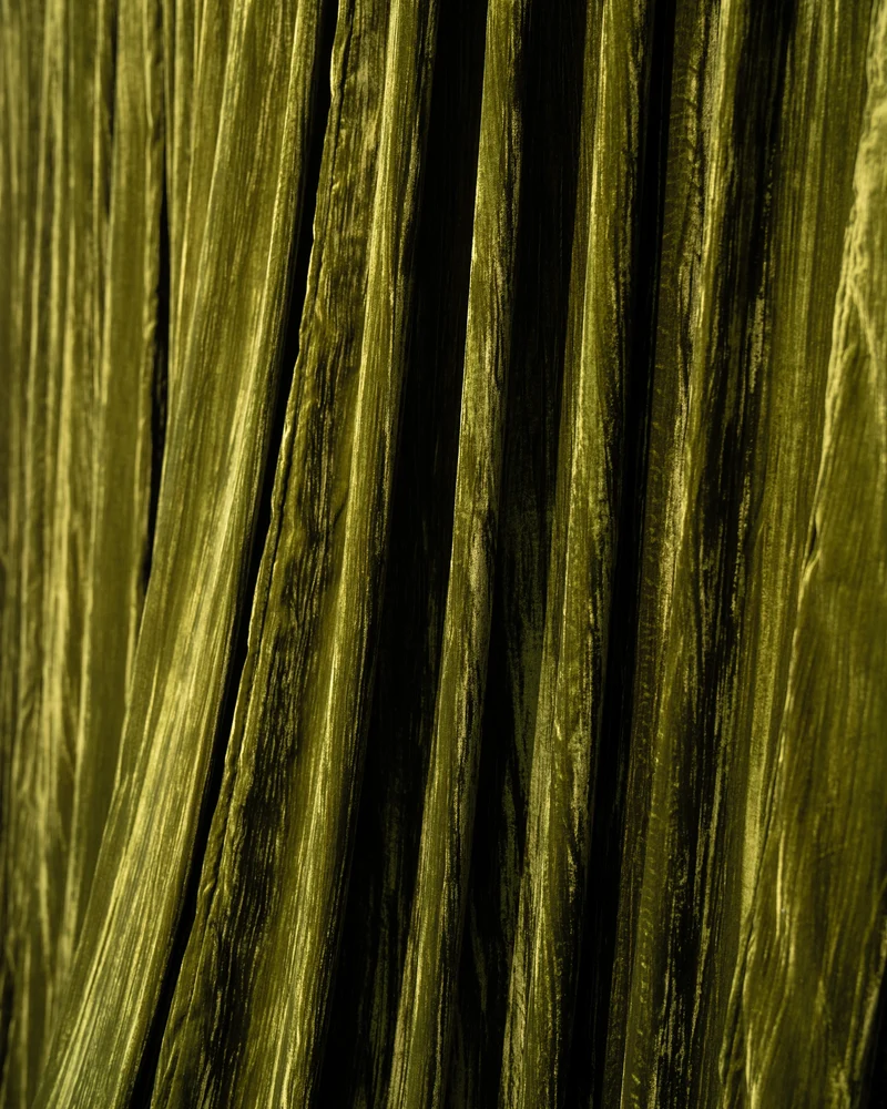 Ripple Velvet Custom Curtain