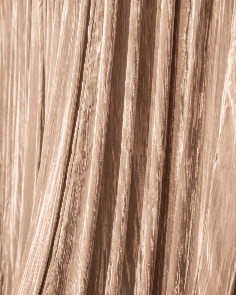 Ripple Velvet Custom Curtain