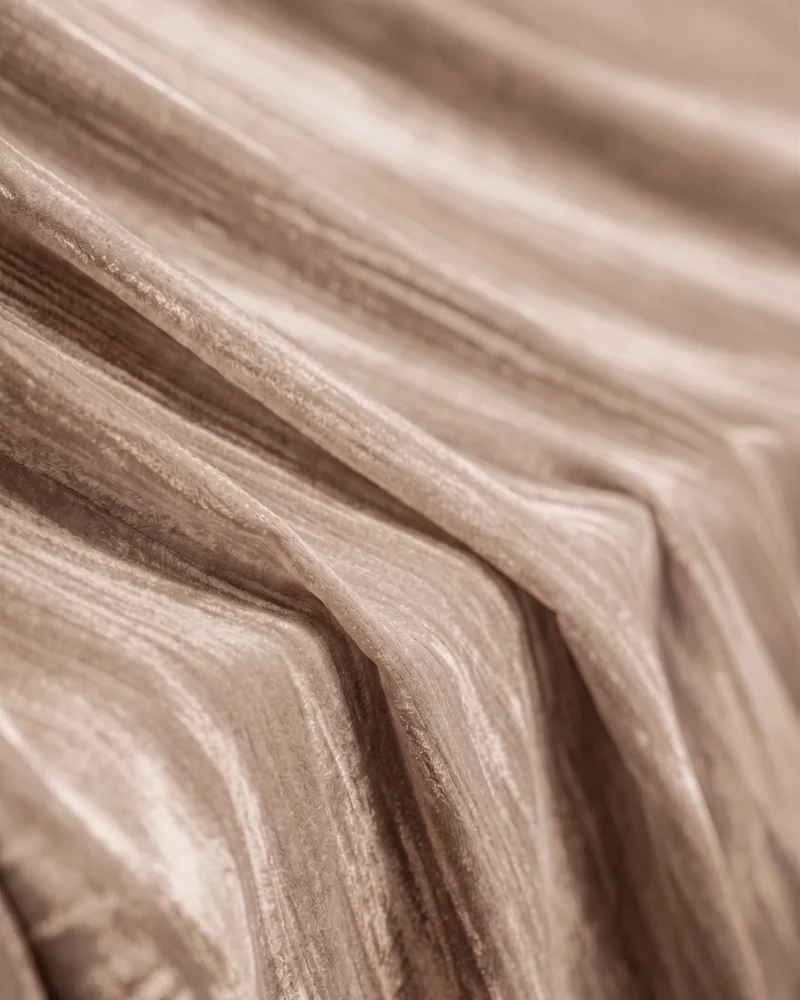 Ripple Velvet Custom Curtain