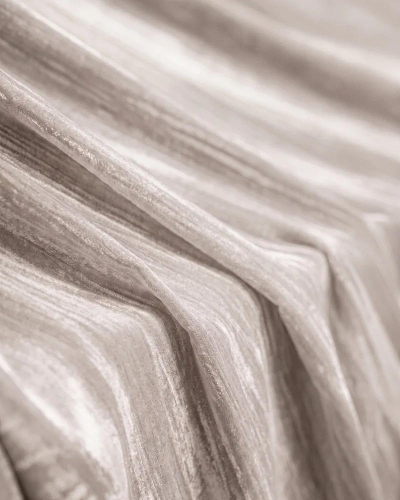 Ripple Velvet Custom Curtain