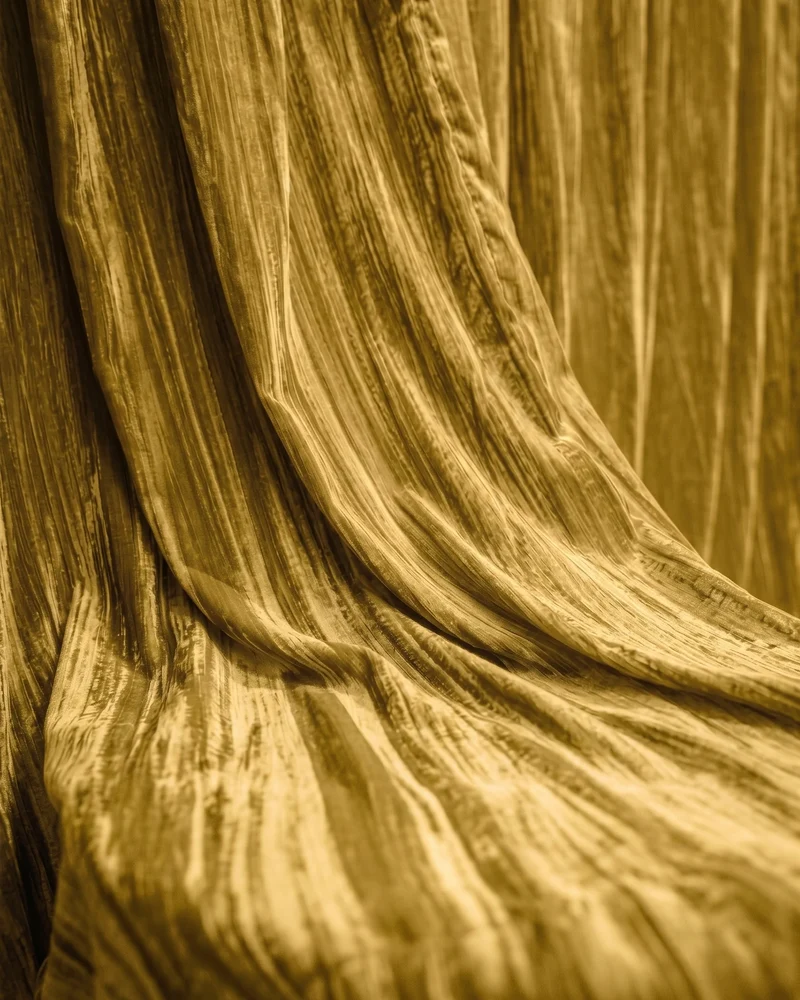 Ripple Velvet Custom Curtain