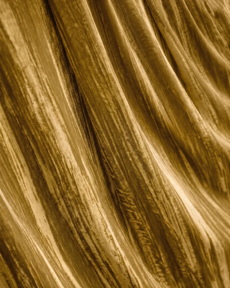 Ripple Velvet Custom Curtain