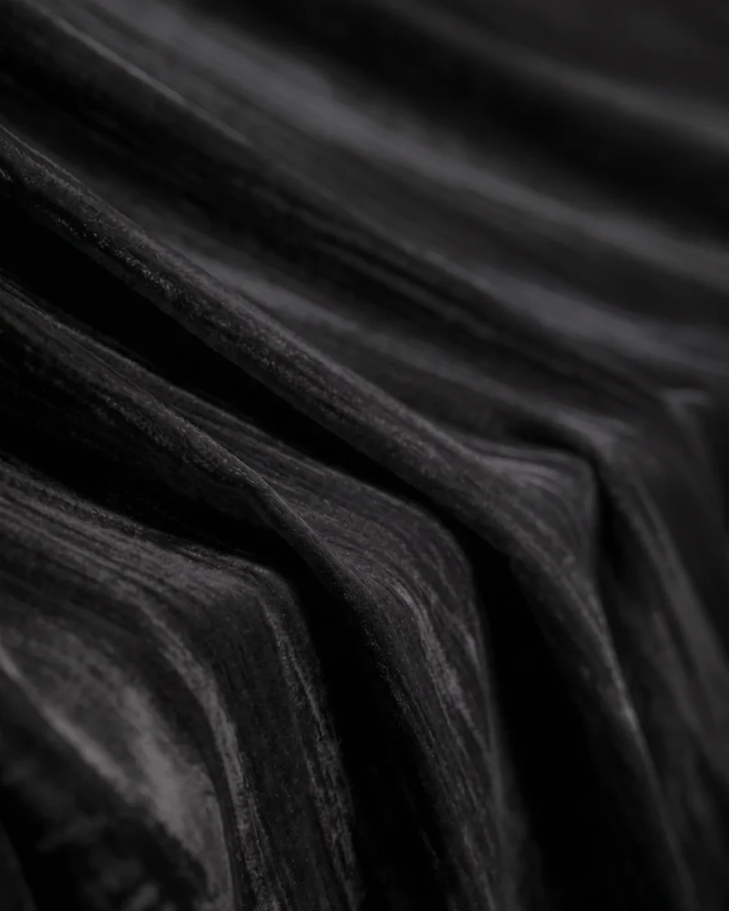 Ripple Velvet Custom Curtain