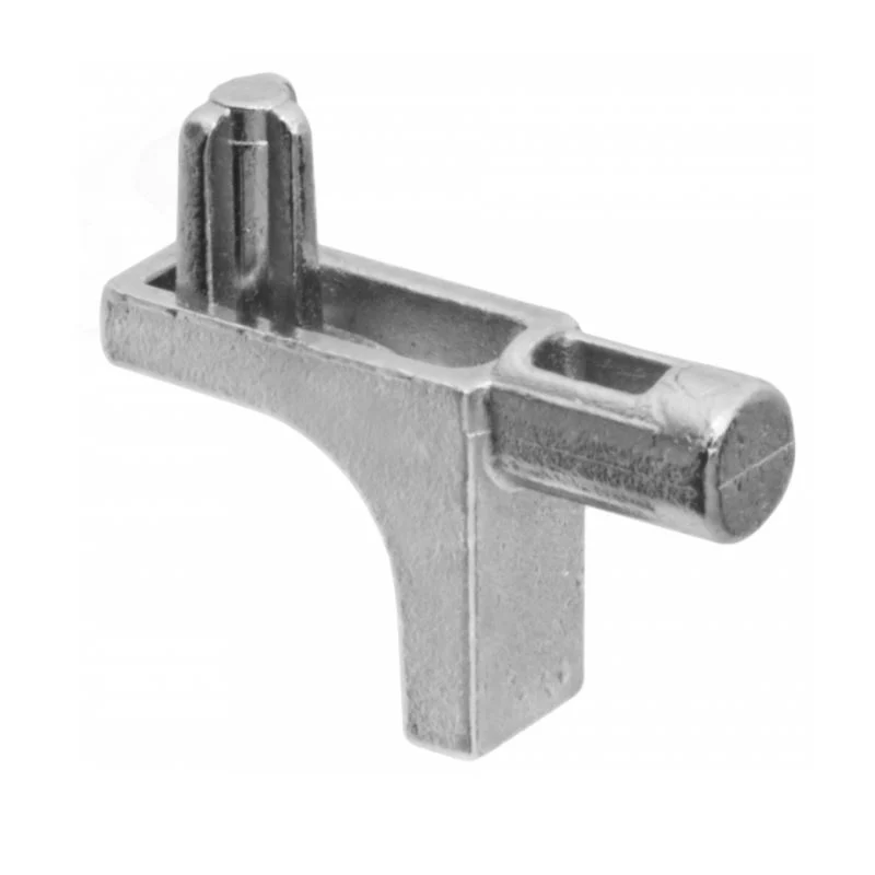 Regalstütze mit Dübel, Nickel