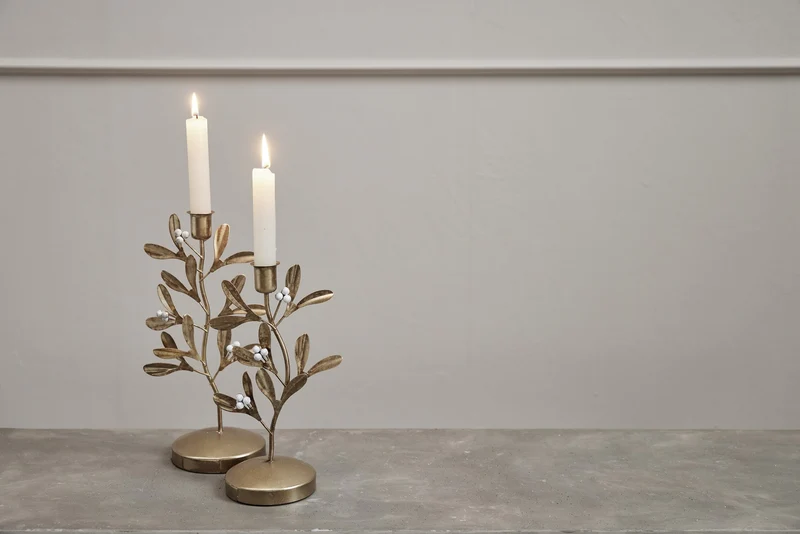 Missia kerzenleuchter H30 cm. hell gold