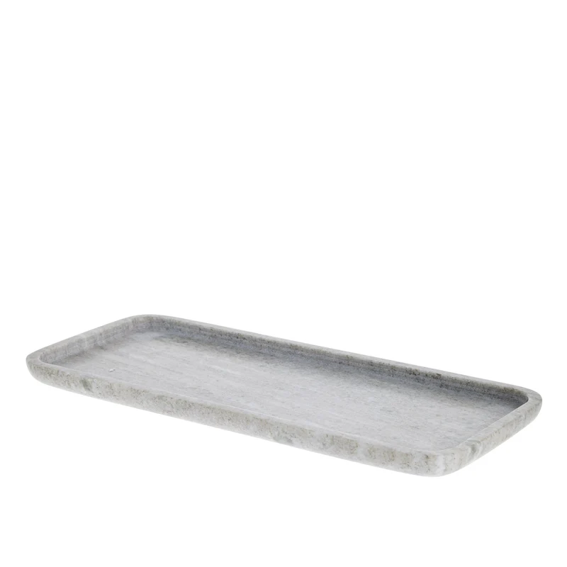 Elina Tablett 35x15 cm. dunkelbeige Marmor
