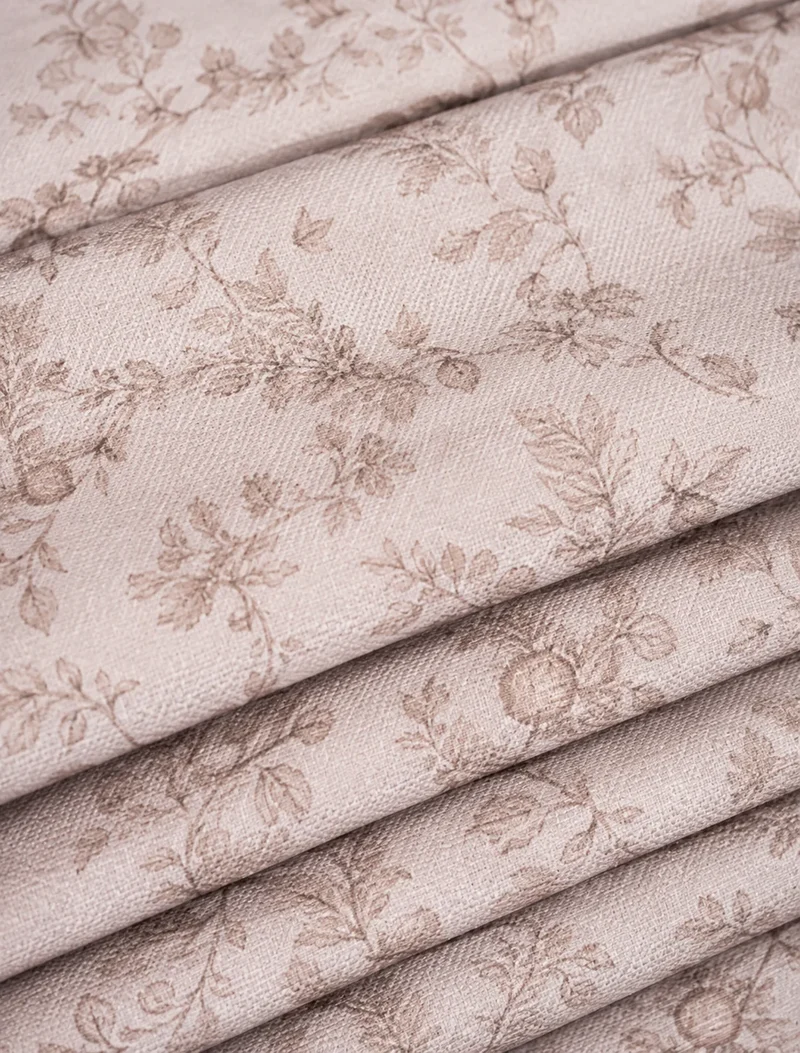 TheNottingHome x TheHues Eden Flat Fold Floral Cordless Custom Roman Shade