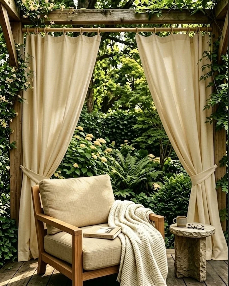 Aquashield™ Waterproof Lightweight Custom Outdoor Curtain