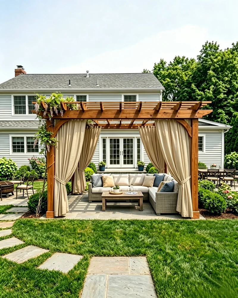 Aquashield™ Waterproof Lightweight Custom Outdoor Curtain