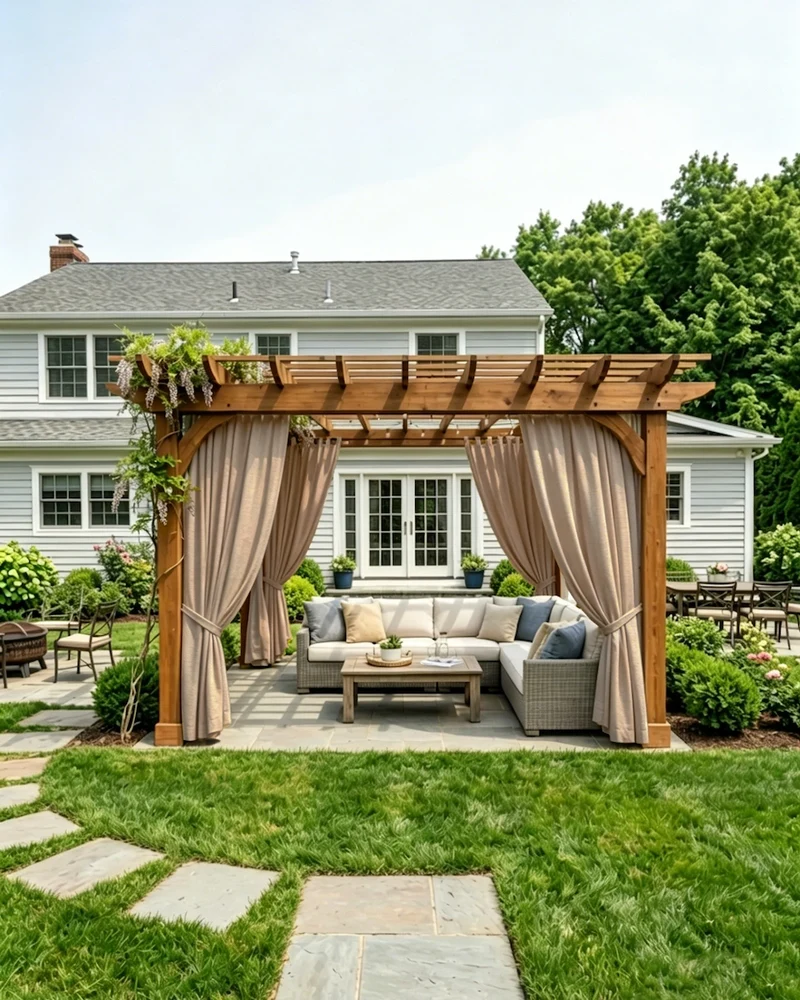 Aquashield™ Waterproof Lightweight Custom Outdoor Curtain
