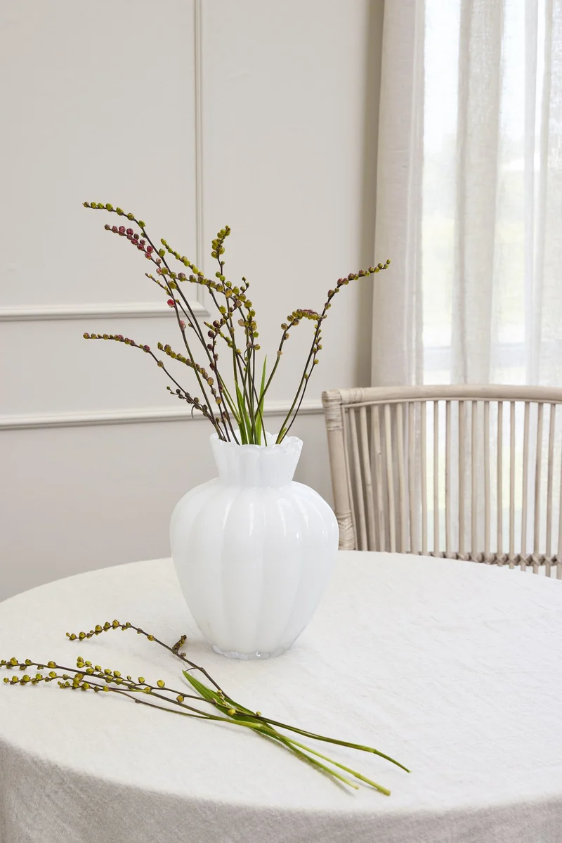 Verity Vase weiss H28 cm