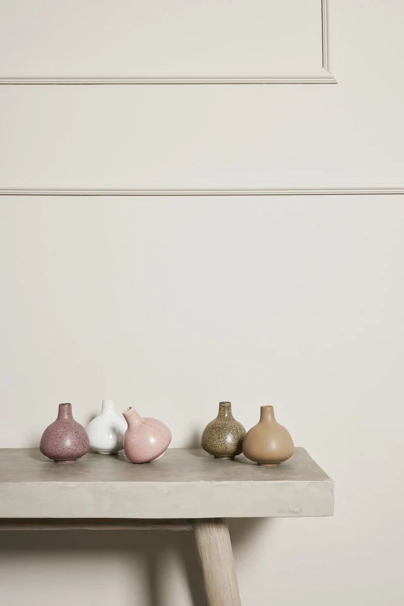 Helene Vase hellrosa H9 cm