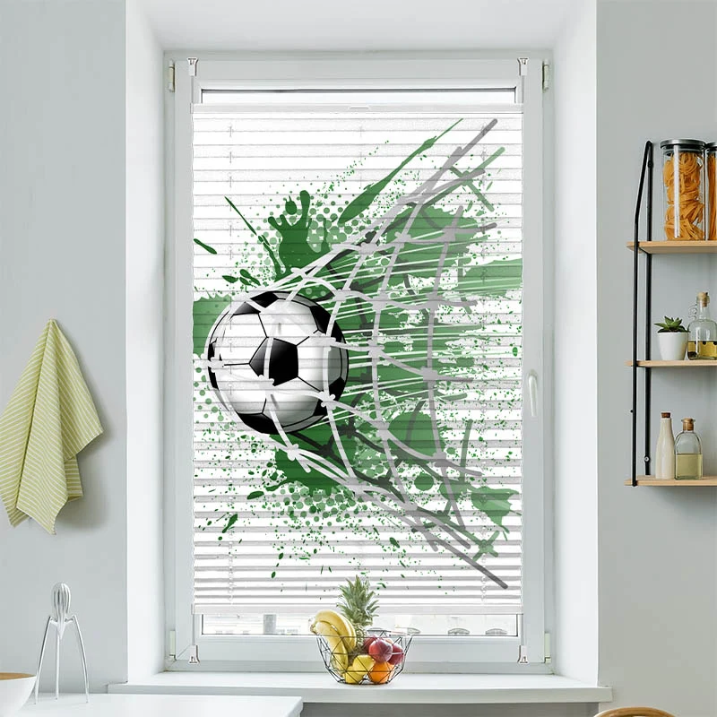 Wabenplissee Motiv "Fussball"