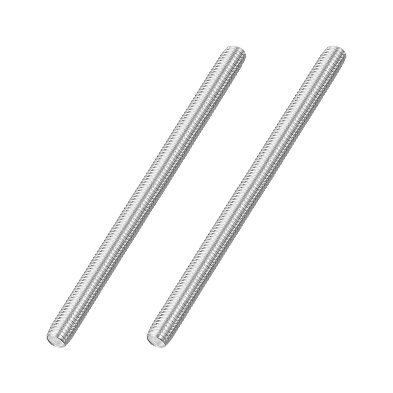 M10x150mm Fully Threaded Rod, 2Pcs 316 Stainless Steel 1.5 Pitch Threaded Screw