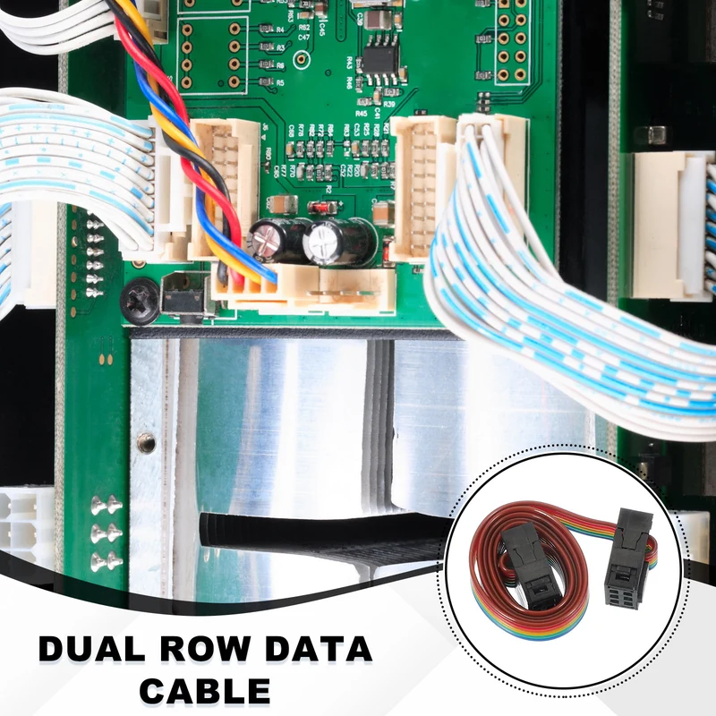 18 Pin IDC Connector Flat Ribbon Cable 2.54mm Pitch Length 500mm Wide 23mm 2Pcs