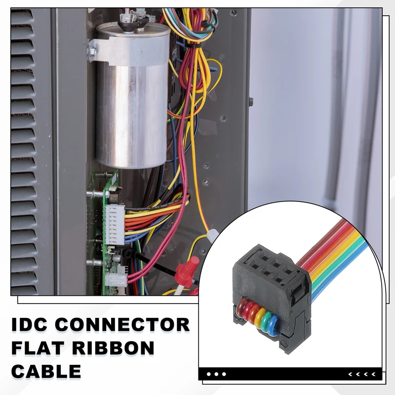 26 Pin IDC Connector Flat Ribbon Cable 2.54mm Pitch Length 150mm Wide 33mm 2Pcs