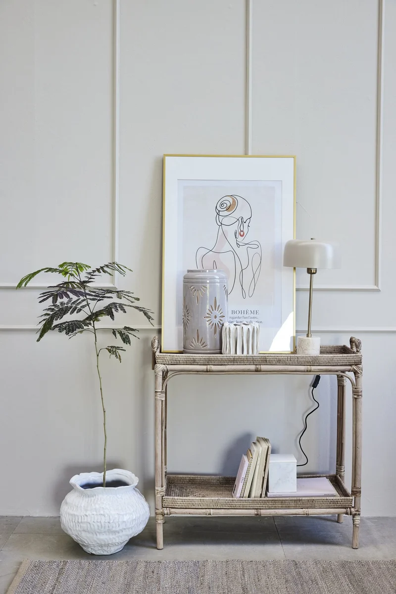 Marlia Vase weiss H31 cm