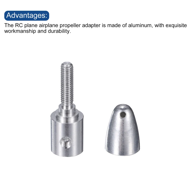 RC Plane Airplane Spinners, Fastening Propeller Adapter Saver for Shaft Brushless Motor Speed Controllers