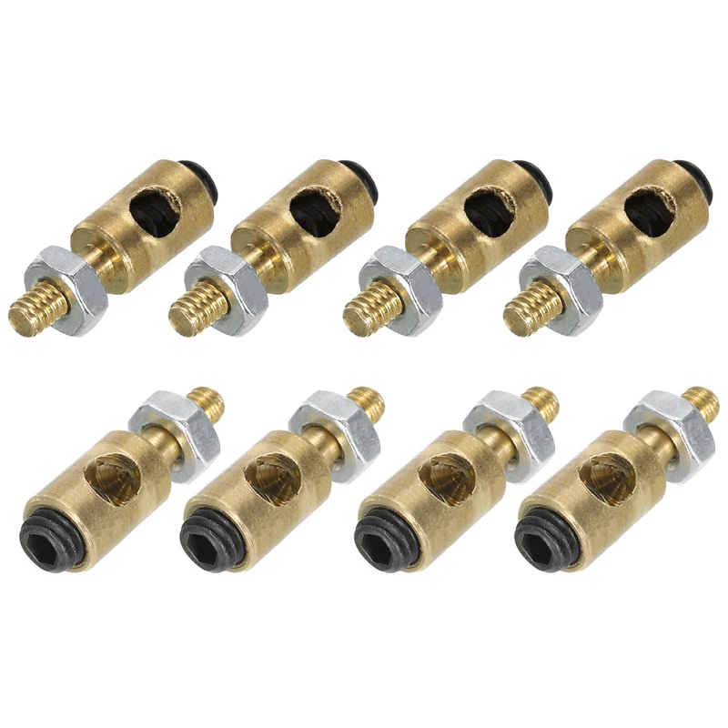 Linkage Stoppers Connecting Servo Arm,Push Rod with Nut and Screw for RC Plane