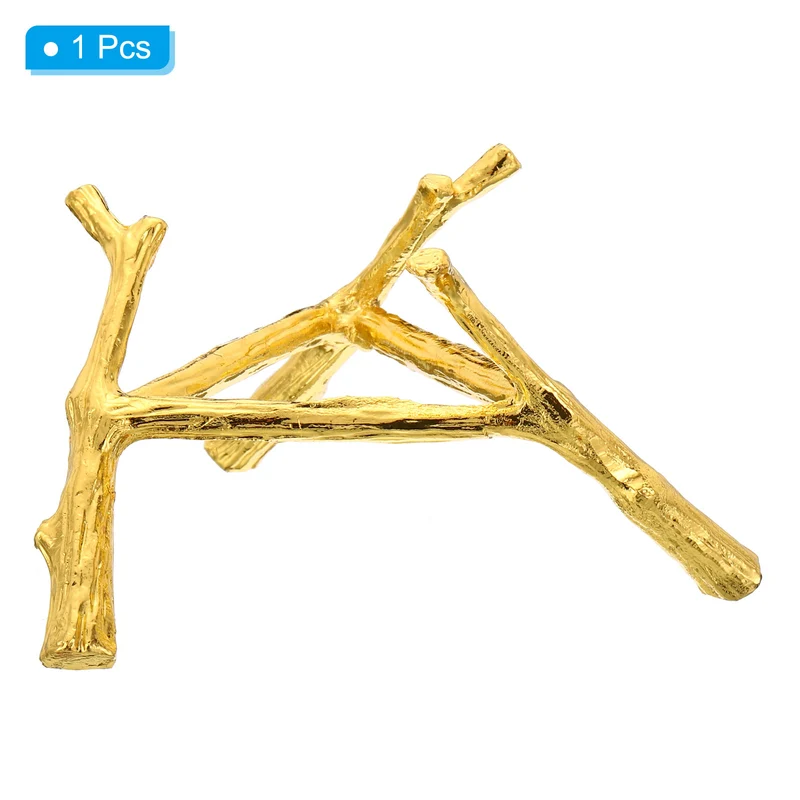 Crystal Ball Stand Sphere Display Stand for 30 to 40mm Balls Tree Tripod, Golden