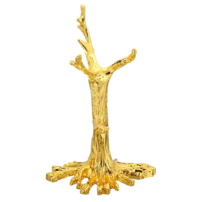Crystal Ball Stand Sphere Display Stand for 40 to 60mm Balls Tree Shape, Golden