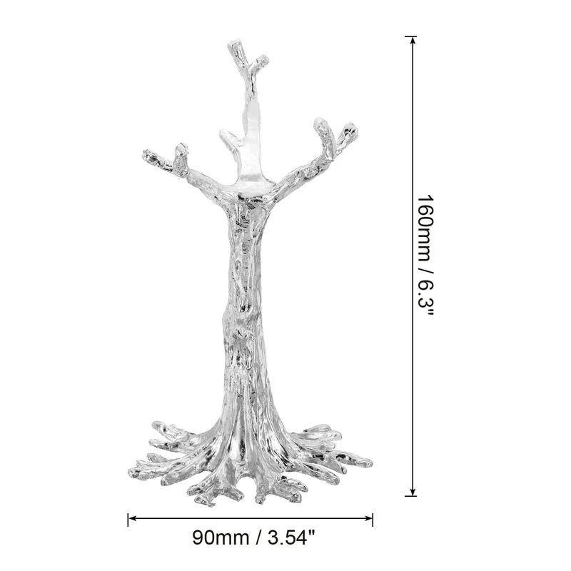 Crystal Ball Stand Sphere Display Stand for 40 to 60mm Balls Tree Shape, Golden