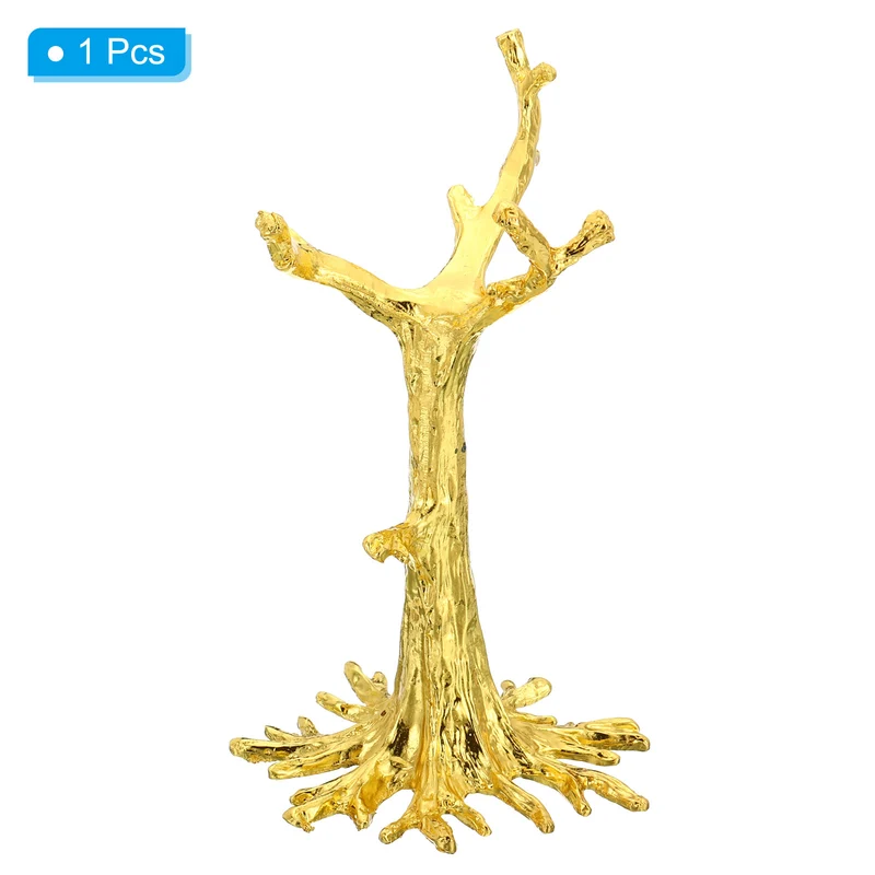 Crystal Ball Stand Sphere Display Stand for 40 to 60mm Balls Tree Shape, Golden