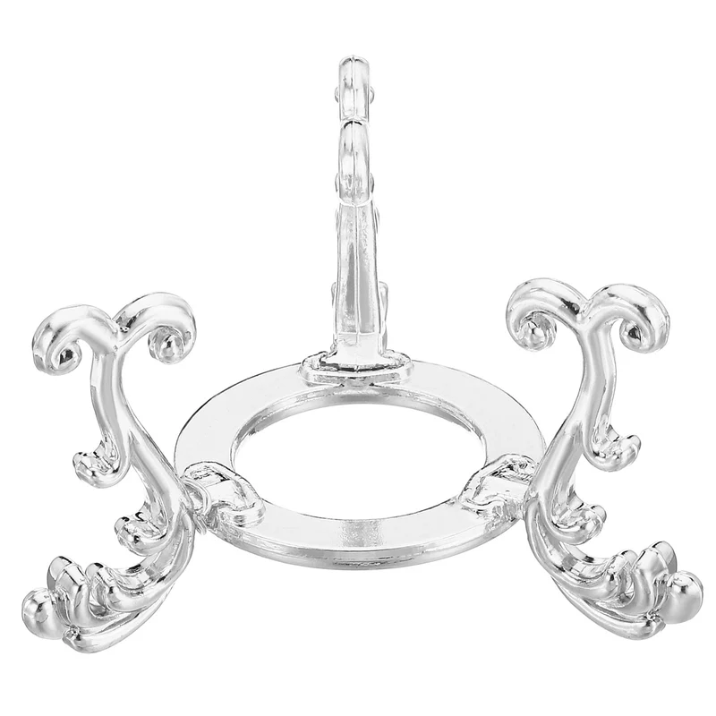 Crystal Ball Stand 2pcs Sphere Display Stand for 40 to 60mm Balls, Golden
