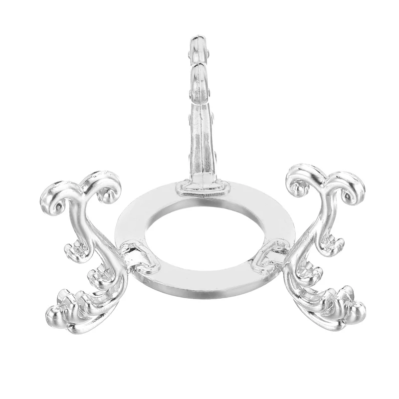 Crystal Ball Stand 2pcs Sphere Display Stand for 40 to 60mm Balls, Golden