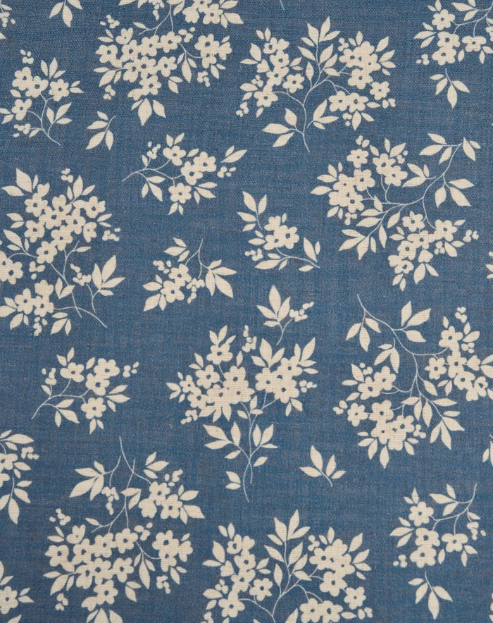 Haven Flat Fold Floral Cordless Custom Roman Shade