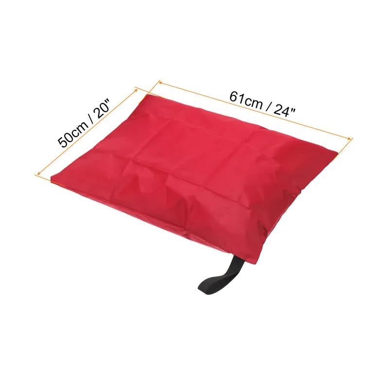 Uxcell Wet Dry Bags with Handle Zippered Pockets Waterproof Reusable Cloth Oxford Fabric Laundry Bag for Wet Clothes