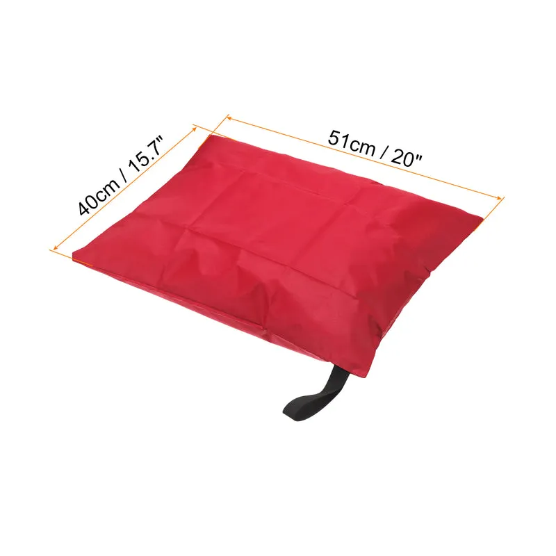 Uxcell Wet Dry Bags with Handle Zippered Pockets Waterproof Reusable Cloth Oxford Fabric Laundry Bag for Wet Clothes