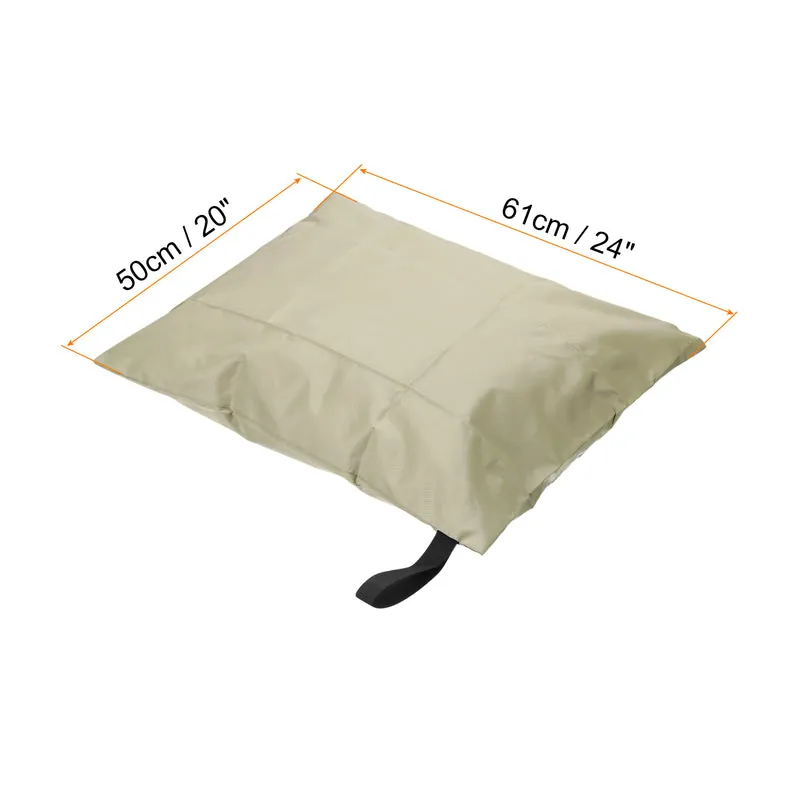 Uxcell Wet Dry Bags with Handle Zippered Pockets Waterproof Reusable Cloth Oxford Fabric Laundry Bag for Wet Clothes