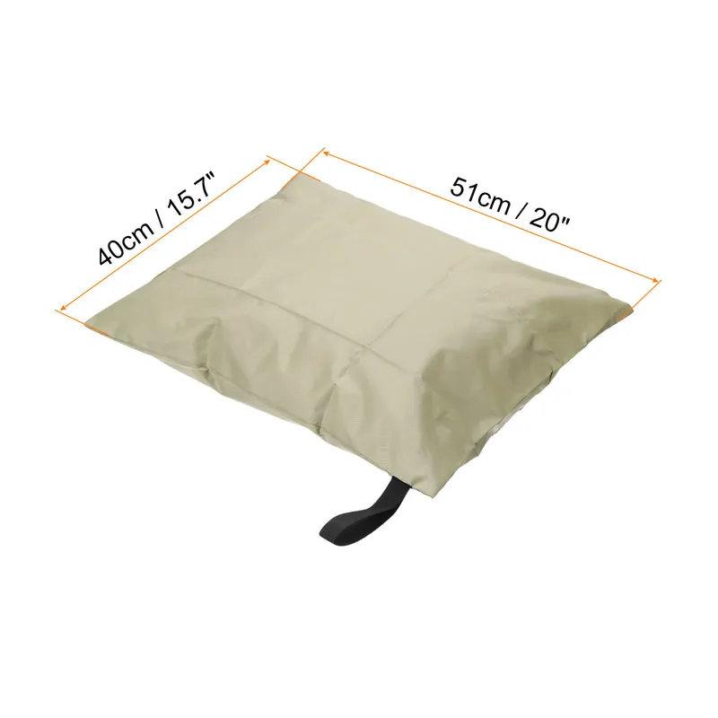 Uxcell Wet Dry Bags with Handle Zippered Pockets Waterproof Reusable Cloth Oxford Fabric Laundry Bag for Wet Clothes