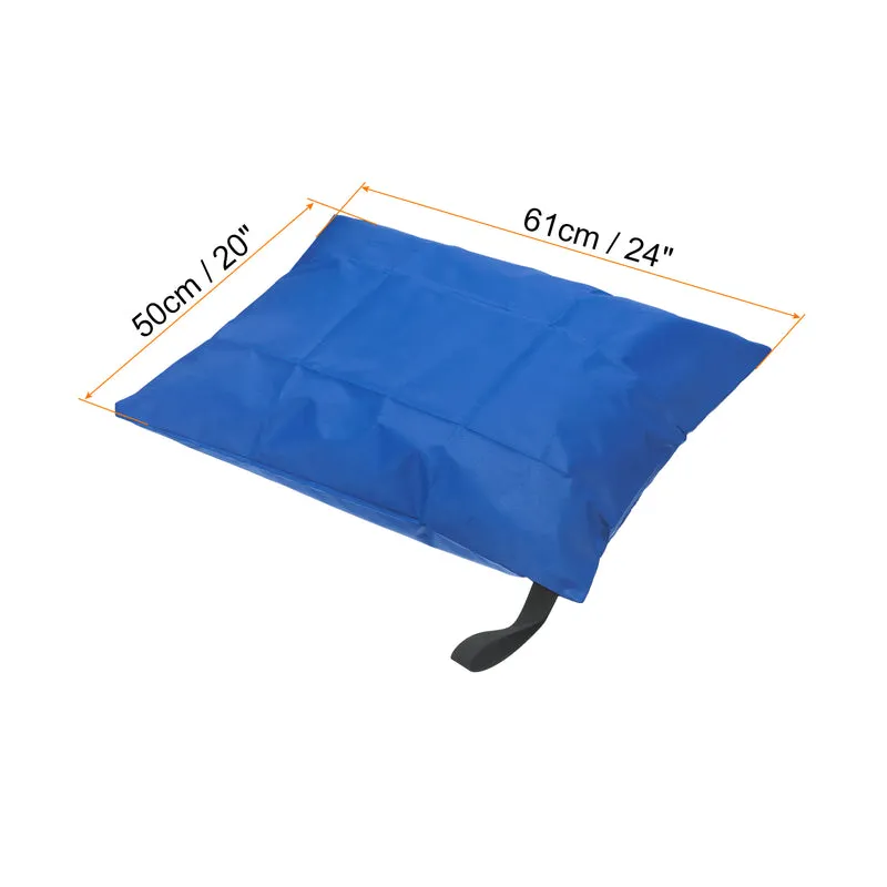 Uxcell Wet Dry Bags with Handle Zippered Pockets Waterproof Reusable Cloth Oxford Fabric Laundry Bag for Wet Clothes